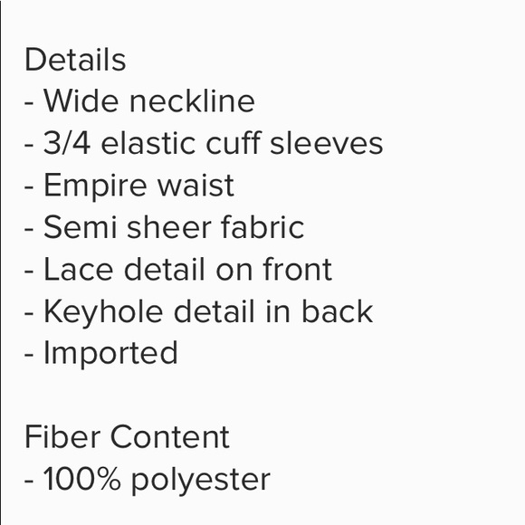 Boho cream peasant top by Monteau size L EUC - Picture 8 of 8